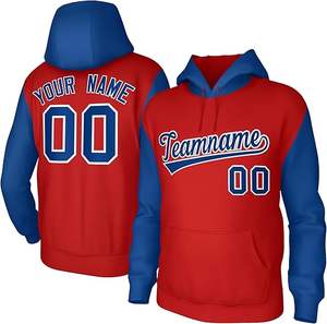 Sudadera personalizada superior de servicio rápido-Hombres jóvenes, Personalice sus propias sudaderas con capucha Logotipo de número de nombre de equipo cosido - Product Image 1