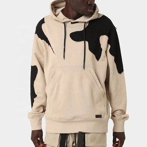 Sweat à capuche unisexe surdimensionné décontracté personnalisé 2025, doublure non tissée imperméable, broderie hivernale, 100% coton, poche - Product Image 1