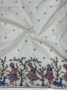 ชุดเดรสผ้าฝ้ายแท้ผ้าซาตินปักลายดอกไม้แบบเสรีภาพ Tana lawn London แบบลิเบอร์ตี้ - Product Image 5