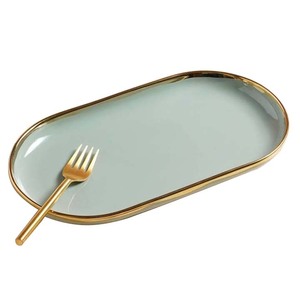Bandeja de Metal decorativa hecha a mano para el hogar, cocina diaria, catering, bandeja de servidor usada, pastel, Pasta, Pizza, bandeja de hoja - Product Image 3