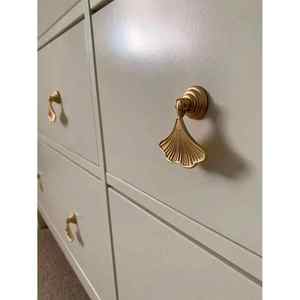 Perillas de manija de puerta de Metal Premium de oro antiguo, duraderas, elegantes, modernas, clásicas para interiores de casas, latón macizo para dormitorios, hoteles - Product Image 2