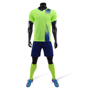 Proveedor de Uniformes de Fútbol OEM, Conjunto de Camiseta y Pantalones Cortos de Alto Rendimiento, Transpirable, Ligero, de Secado Rápido, con Impresión de Logotipo Personalizado, Unisex - Product Image 1