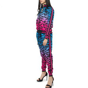 Vente en gros Vêtements de sport personnalisés pour femmes Nouveau survêtement de sport élégant en coton uni avec décoration à capuche et fermeture éclair - Product Image 3