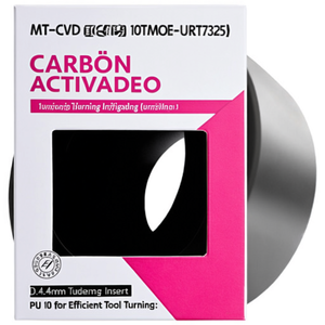 Plaquette de tournage indexable MT-CVD revêtue ISO RCMT 10T3MOE-URT7325 D.4.4mm PU 10 pour un tournage efficace des outils - Product Image 2