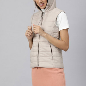 Venta caliente traje de moda Color sólido mujeres chaleco acolchado nuevo Highstreet Look mejor mujeres chaleco acolchado - Product Image 2