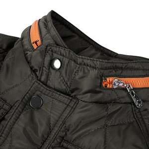 Enfants Garçons Vestes Léger Matelassé Coupe-Vent Couleur Unie Pliante Capuche Coton Épais Rembourré Coupe-Vent - Product Image 4