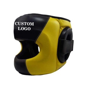 2025 nuevo diseño personalizado MMA Head Guard ligero de alta calidad PU cuero ropa de lucha con impresión de logotipo para deportes Fitness - Product Image 2