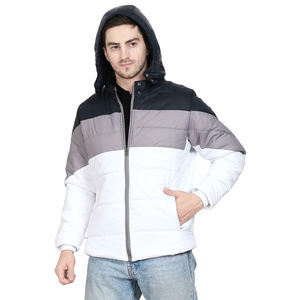Blouson Bomber Homme Personnalisé Hiver Meilleure Vente Nouvelle Arrivée Toile Col Montant Service OEM Imperméable Coupe-Vent Style Urbain - Product Image 1