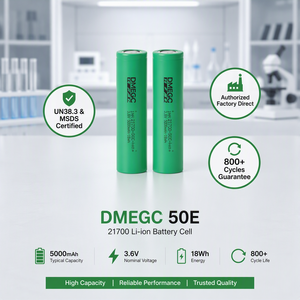 DMEGC INR21700-50E <span class=keywords><strong>3</strong></span>.7V 5000mAh 3C 电池芯，适用于电动自行车和定制电池组 - Product Image 5