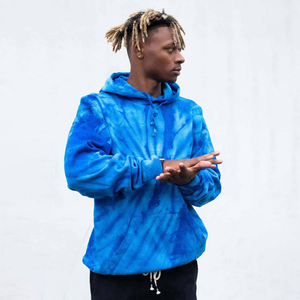 Sweat-shirts tendance de haute qualité, surdimensionnés, unisexes, en coton peigné, en molleton, de qualité supérieure, avec un motif tie-dye personnalisé - Product Image 6