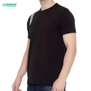 T-shirts pour hommes légers, personnalisables, meilleur prix, en polyester/coton, écologiques, respirants, faible MOQ, coupe ample, col rond - Product Image 5
