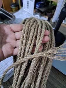 Cuerda de hierba marina natural al por mayor cuerda de jacinto de agua seca natural retorcida artesanía para muebles hechos a mano - Product Image 3