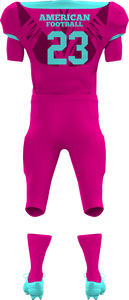 ชุดเสื้อผ้าอเมริกันฟุตบอลสำหรับเด็กชุดเสื้อกางเกงผ้าโพลีเอสเตอร์พิมพ์ลายแบบระเหิด - Product Image 6