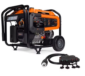 Générateur portable à gaz de haute qualité de 15 500 watts, démarrage automatique à distance, moteur puissant à injection électronique de carburant, sortie 220 V CC - Product Image 1