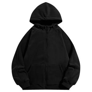 Fabricant de sweats à capuche en polaire sherpa à fermeture éclair unisexe, lourds et thermiques pour l'hiver, en gros, OEM, ODM - Product Image 6