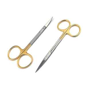 Tijeras Profesionales para Cutículas de Acero Inoxidable Eliter con Hoja Curva, Punta Afilada y Duraderas para Uso Personal, Escolar y Doméstico - Product Image 1