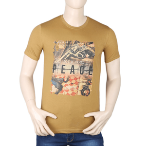 Camiseta estampada para hombre - Marrón - Product Image 2