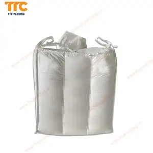 베트남 제조 큰 크기 PP 사용자 정의 색상 하이 퀄리티 방습 포장 짠 점보 1 톤 가방 플라스틱 포장에