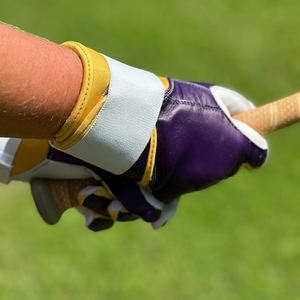 ถุงมือเบสบอลตีเบสบอลหนังแท้กันลื่นทนทานด้ามจับที่เหนือกว่าดีไซน์ปรับแต่งได้สำหรับผู้ใหญ่ระบายอากาศได้ดี - Product Image 6