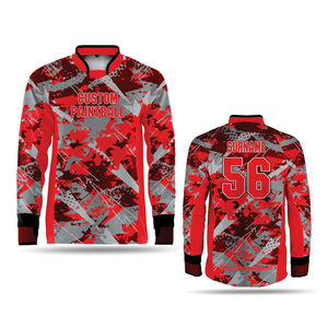 Camisetas de Paintball Personalizadas OEM por Sublimación, Camiseta de Paintball de Manga Larga, Camiseta de Paintball Ligera, Camiseta Reforzada Duradera - Product Image 4