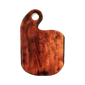 เขียงไม้สำหรับสับเนื้อทำด้วยมือจากไม้เขียงขัดมัน - Product Image 1