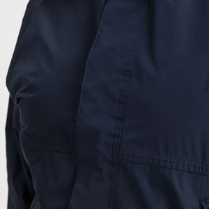 UltraShield Lightweight Navy <b>Windbreaker</b> Jacket with High Neck and Elastic Cuffs for All-Weather Comfort and Active Styles - Product Image 3