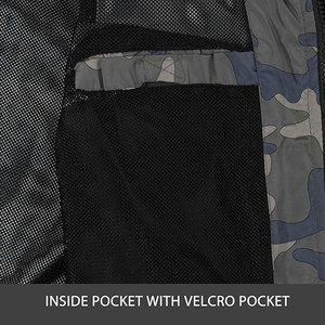 High Quality Men's 100% Cotton <b>Canvas</b> Hooded Windbreaker <b>Jacket</b> Full Zip Waterproof Custom OEM Winter/Spring Letter Front - Product Image 6