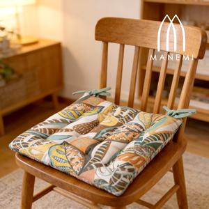 Cuscini per Sedie Idrorepellenti 40x40x5 cm 100% Poliestere con Imbottitura in Fibra di Poliestere Design Trapuntato Lavabili in Lavatrice Facili da Pulire - Product Image 2