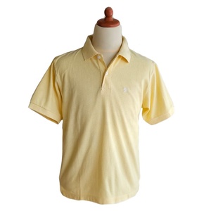 Polo homme et femme Polo unisexe en tissu de coton Pique Hexagone CVC mélangé à du tissu Poliyester - Product Image 1