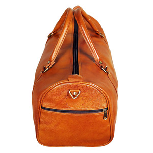 Bolsa de lona de diseñador de moda vintage Cuero genuino con cierre de cremallera Cubierta de viaje liviana - Product Image 1