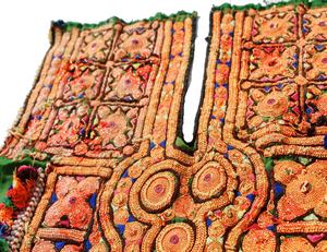 Banjara bordado a mano cuello yugo parche espejo bordado trabajo apliques parche - Product Image 3