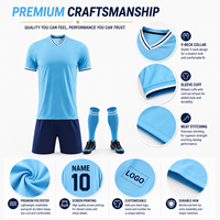 Vêtements de football unisexes en polyester 100% - Vente en gros d'usine - Short à séchage rapide - 220g - Toutes saisons - Adultes