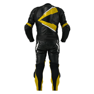 Custom Men's Genuine Cowhide Leather Motorbike Racing Suit CE Certified Armoured Protection Plus Size Printed Custom Color Logo - Product Image 3