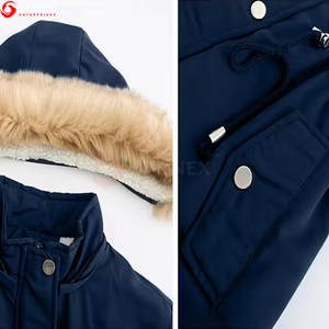Nouvelle arrivée, parka d'hiver pour femme, coupe slim, décontractée, à capuche, 100% polyester, personnalisable, haute qualité - Product Image 6