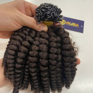 Extensiones de Cabello Humano Virgen Vietnamita 100% Natural con Puntas Planas de Queratina, Color Oscuro, Longitudes de 10 a 32 Pulgadas, Sin Sintético, Venta al Por Mayor - Product Image 5