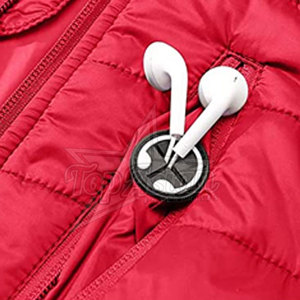 Veste d'hiver personnalisée en gros pour hommes col montant épais à capuche en polyester imperméable à l'extérieur avec logo à l'avant - Product Image 5