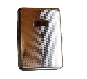Vintage Style Durable Quality <b>Cigarette</b> Case Storage <b>Box</b> for Gifting Use Men Smoking Accessories Metal <b>Cigarette</b> Case - Product Image 2