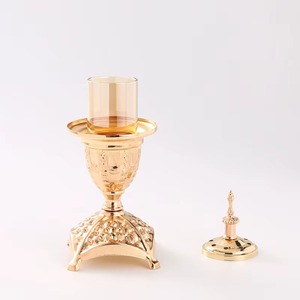 เครื่องหอมที่กำลังมาแรงในอุตสาหกรรมเครื่องหอมสีโรสโกลด์ที่สวยงามแต่ละเกลียวของผู้ถือควันพรความงามและเป็นของ - Product Image 3