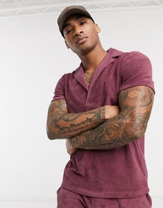 2025ชุดกีฬาผ้ากำมะหยี่สำหรับผู้ชาย, ชุดเสื้อผ้าแขนสั้นและกางเกงขาสั้นชุดสูทสไตล์เรียบ - Product Image 6