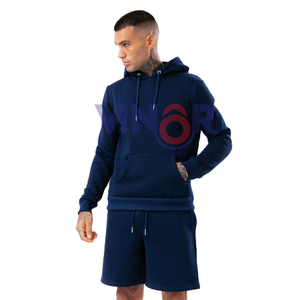 Men's 100% Cotton Pullover Hoodie High Quality <b>Thick</b> <b>Fleece</b> Custom Size Print OEM Service for Winter Streetwear Thermal Hoodies - Product Image 5