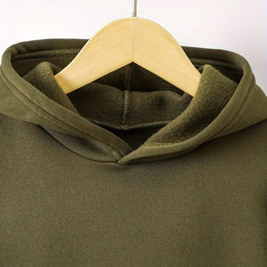 Survêtement de sport OEM 2025 personnalisé en tissu 100% coton de haute qualité avec poches latérales et sweat-shirt personnalisé - Product Image 3