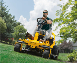 Tondeuse autoportée professionnelle à moteur essence, bac de ramassage, couple élevé, largeur de coupe 1000 mm pour grands espaces extérieurs - Product Image 5