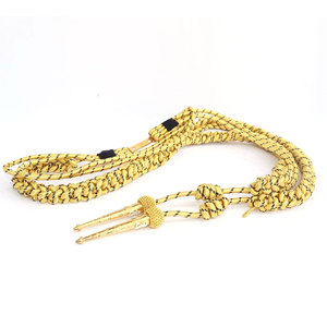 Productos uniformes de primera calidad Aiguillettes cordones de hombro/precio más bajo Aiguillettes dorados personalizados para uniforme - Product Image 4