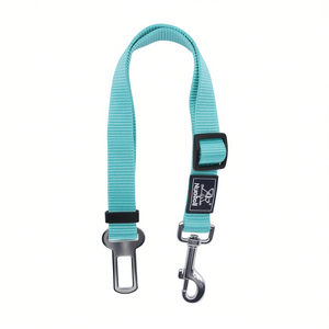 Ceinture de sécurité pour chien de couleur unie avec coutures renforcées Harnais de siège de véhicule de haute qualité - Product Image 3