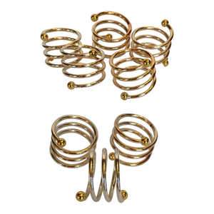 Ornement attrayant fournitures de noël porte-anneau de serviette décor en métal pour les mariages et les fêtes porte-serviettes de table anneau personnalisé - Product Image 5