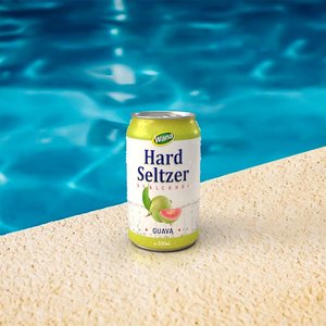 Oem cứng seltzer 330ml có thể nước giải khát sản xuất tốt nhất tại Việt Nam có hương vị với vải thiều và dứa - Product Image 2