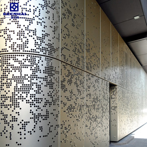 <span class=keywords><strong>Pannelli</strong></span> <span class=keywords><strong>Decorativi</strong></span> in Alluminio per Facciate Interne, Design con <span class=keywords><strong>Taglio</strong></span> <span class=keywords><strong>Laser</strong></span> per Pareti Divisorie, per Eleganti Facciate e Decorazioni - Product Image 4