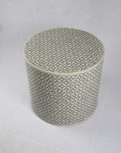 MEUBLES DE FINITION TRADITIONNELS LUKS INLAY BONE Meuble de finition Design moderne Armoire en os véritable avec 7 tiroirs pour vivre LA RÉALITÉ FAIT À LA MAIN - Product Image 4