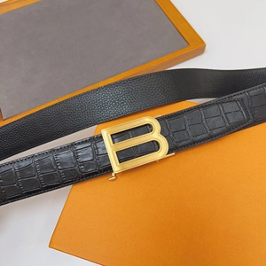 Cinturón de piel de vaca de doble cara para hombre, hebilla de acero inoxidable, para jóvenes de mediana edad - Product Image 4