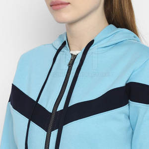 ชุดกีฬาขนแกะยาวของผู้หญิงชุดวอร์มแบบมีซิปตกแต่งมาใหม่ - Product Image 2